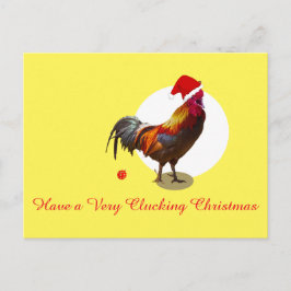 Roligten Santa Hat Gult Helgdag Pos Helg Vykort