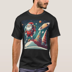 Roligten Santa in space T Shirt