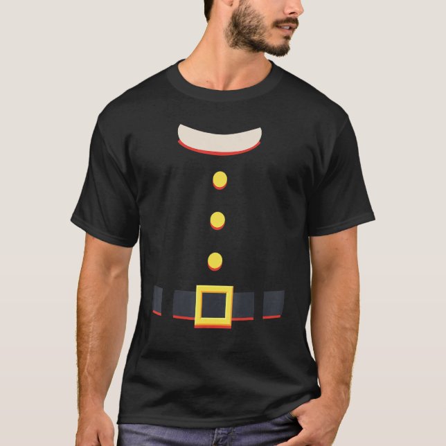Roligten Santa Santa Jultomten Costume  Santa Kost T Shirt (Framsida)