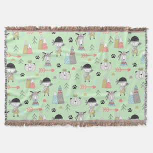 Roligten Scandinavian Boho Wilderness Filt