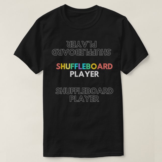 Roligten Skafleboard Player Upprepa påstående  T Shirt (Design framsida)