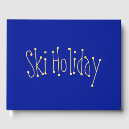 Roligten "Ski Helgdag" centrerad text på det feta  Gästböcker