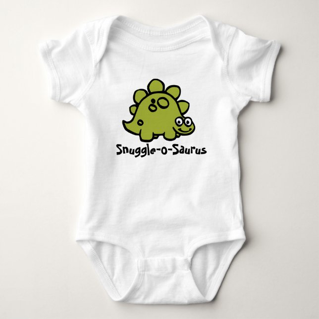 Roligten Snuggle-o-Saurus Dino T Shirt (Framsida)