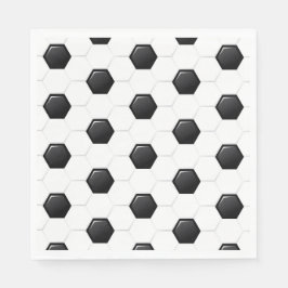 Roligten Soccer Ball Sports White Black Game Kids Pappersservett