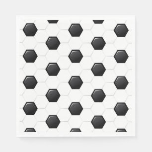 Roligten Soccer Ball Sports White Black Game Kids Pappersservett