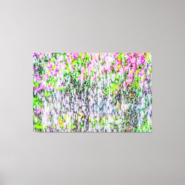 Roligten vatten i Lilacs Garden Canvastryck (Framsida)