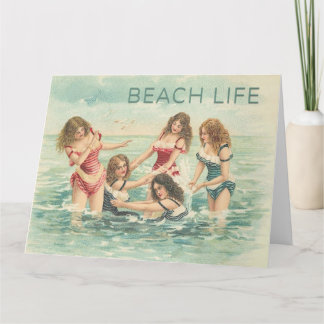 Roligten vintage Beach Kort