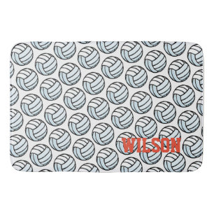 Roligten Volleyball Boll Mönster Sports Decor Tonå Badrumsmatta