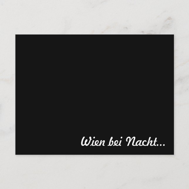 roligten "Wien på natten" Vykort (Framsida)