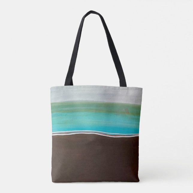 Roligtens abstrakta utformning Tote bag Tygkasse (Baksida)