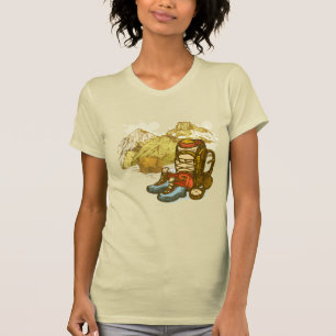Roligtens bergsberg klättrar utomhus Äventyr T Shirt