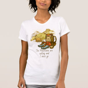 Roligtens bergsberg klättring utomhus citat T-Shir T Shirt