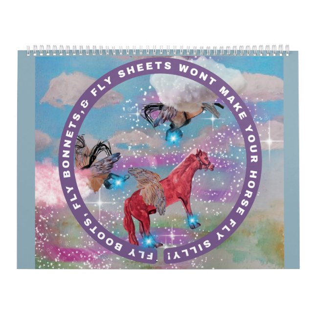 roligtens hästillustrationer från mina berättelser kalender (Omslag)