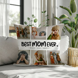 Roligtens moderna foto "BEST MAMMA EVER" 6 Kudde