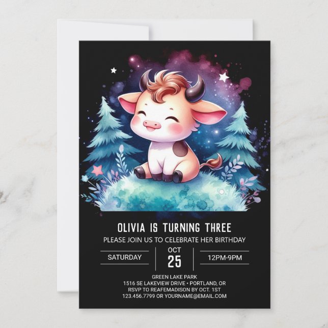 Roligtens Online Kodfödelsedag Inbjudningar (Framsida)