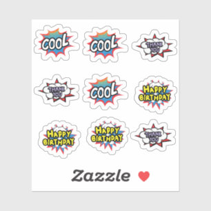 Roligtens popup-bild klistermärken