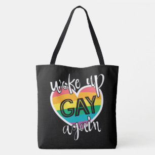 Roligtens självironiska pride månad vaknade upp ho tygkasse
