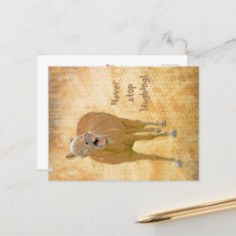 Roligtens skrattande häst - vykort