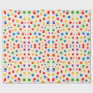 Roligtens sommarinspirerade papper omslutning presentpapper