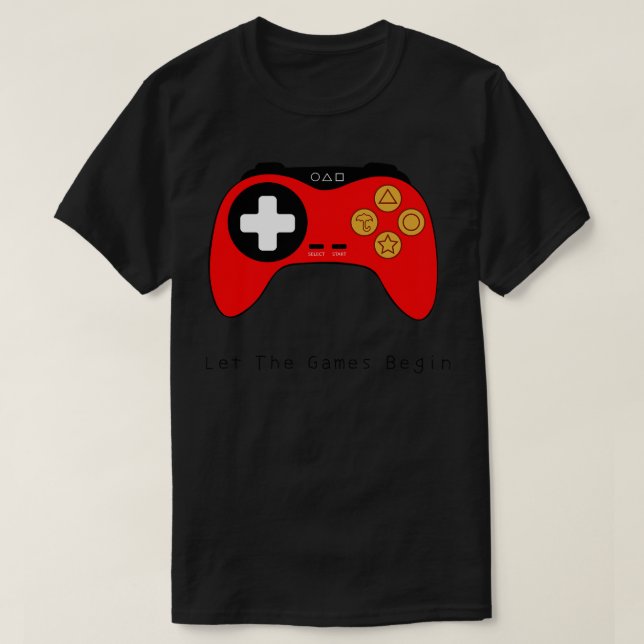 Roligtens spel för Squid Controller T Shirt (Design framsida)