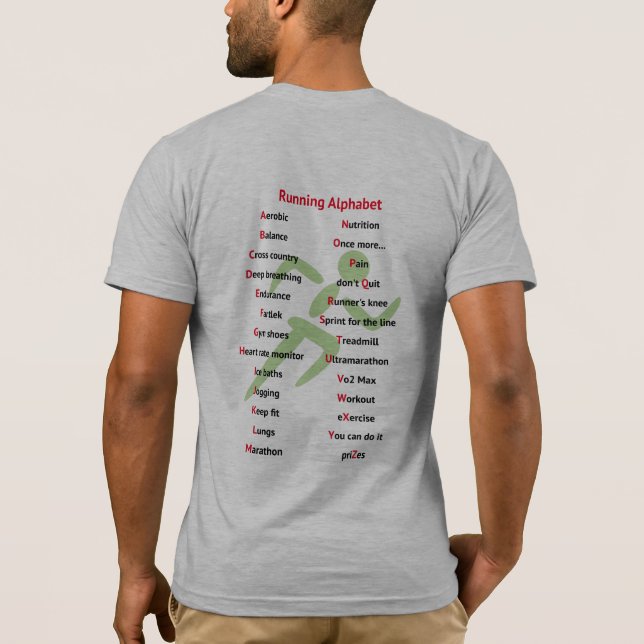 Roligtens sport-alfabet som kör terminologi tee (Baksida)