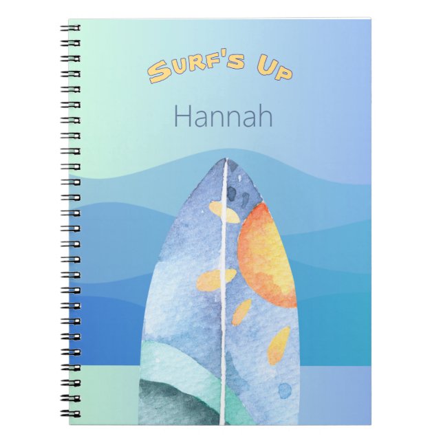 Roligtens Surfa upp Anteckningsbok (Framsidan)