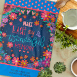 Roligtens underbara Blommigt av minnesoffert Kökshandduk<br><div class="desc">Söt Colorful Blommigt Handskriftlig Personlig Towels med offert. Dessa söt chic handdukar är perfekt för att ge ditt kök lite glädje. Oavsett om du är en säsongsbetonad kock eller en aspirerande hemkock, så gör de här handdukarna perfekten till en kulinarisk äventyr. De ger också vackra gåvor till vänner och familj...</div>