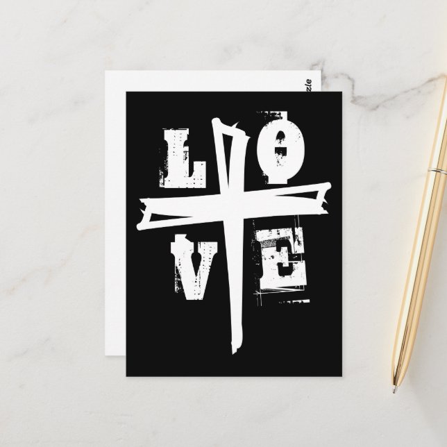 roligtens unika KOR och KÄRLEK | Vykort (Fram/Back In Situ)