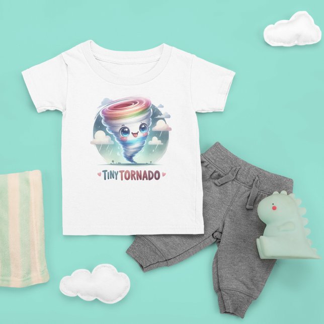 Roligtens vind - Tornadots lekfulla småbarn T Shirt (Skapare uppladdad)