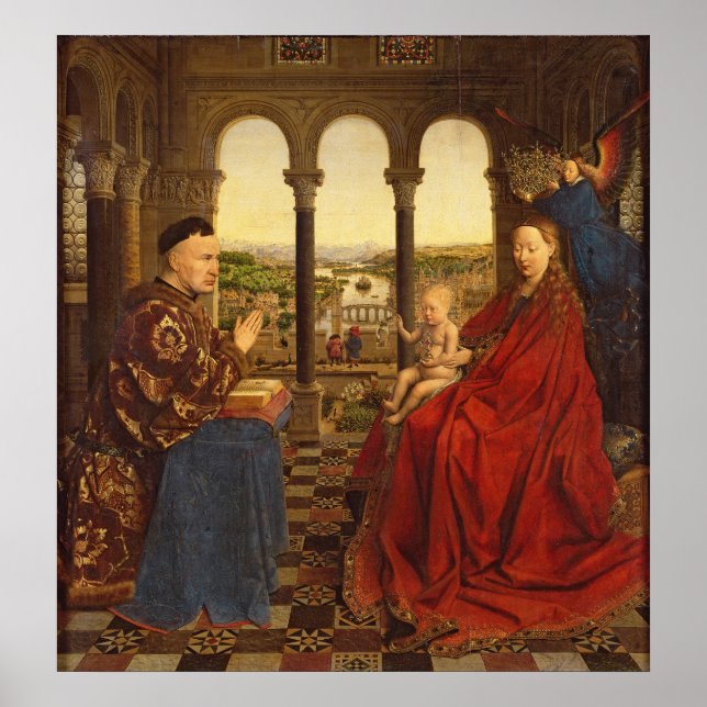 Rolin Madonna , c.1435 Poster (Framsidan)