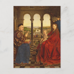Rolin Madonna , c.1435 Vykort
