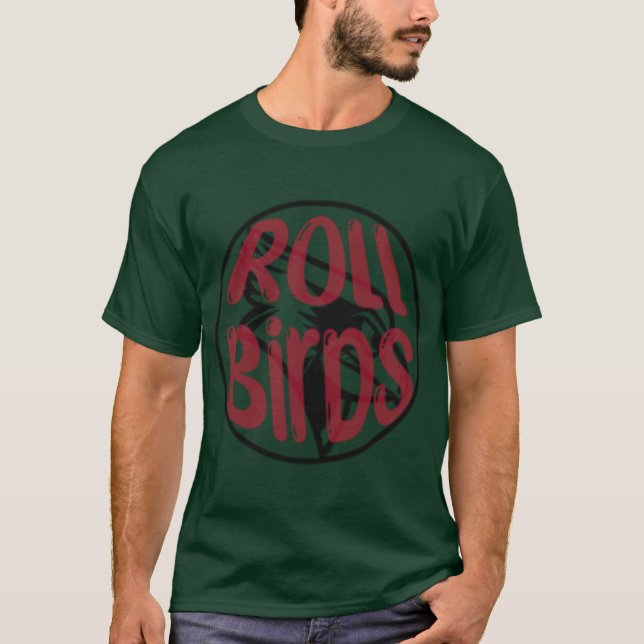 Roll birds t shirt (Framsida)