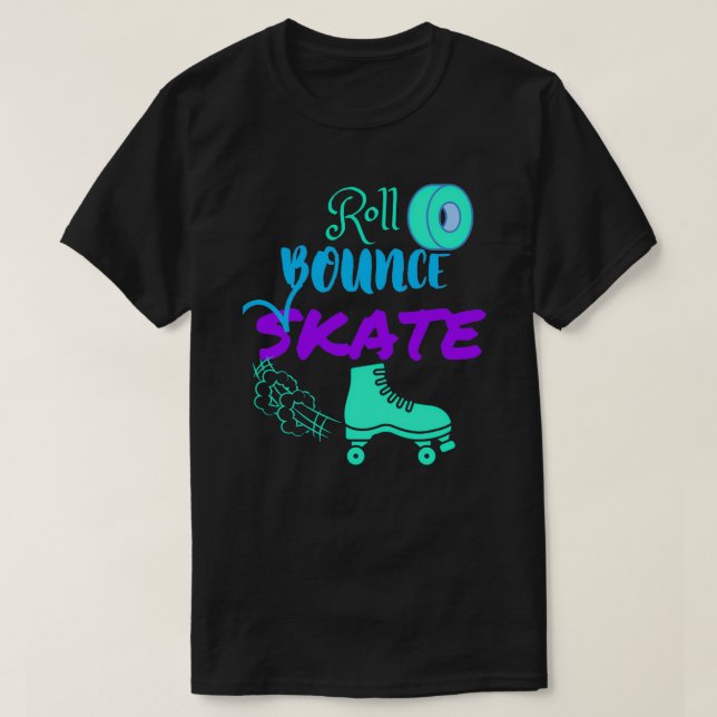 Roll Bounshate Skate T Shirt (Design framsida)