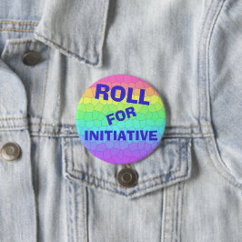 "Roll for Initiative" Rainbow Dungeons Dragons Knapp