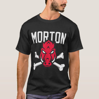 Roll Hogs Morton High Football Potters Crossbone T Shirt