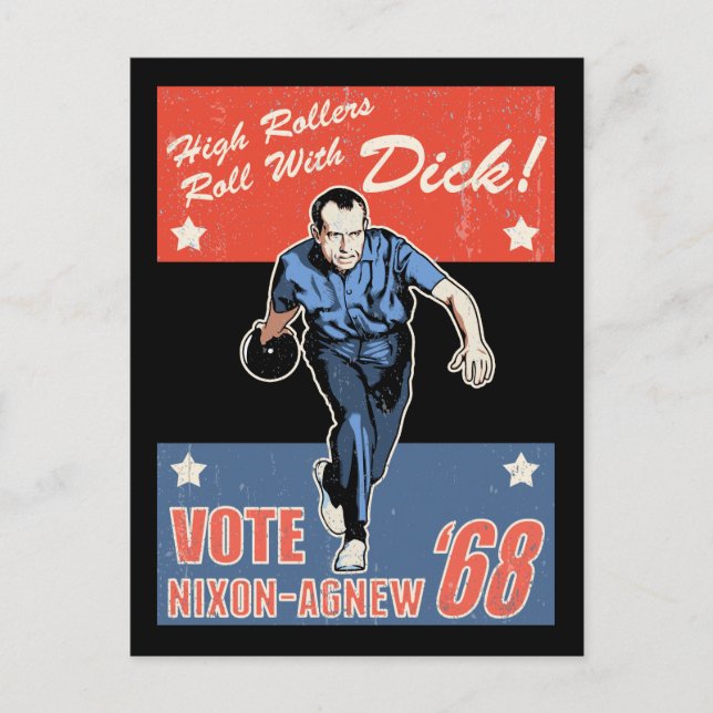 Roll med nixon vykort (Framsida)