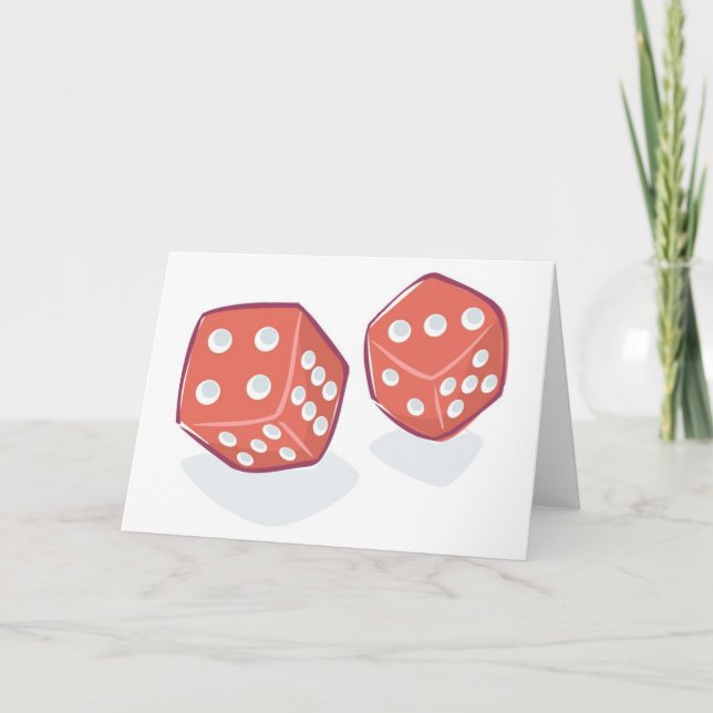 Roll Red Dice Kort (Framsida)