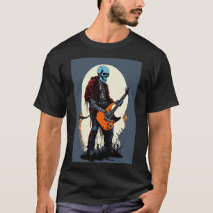Roll Skull och ben för sten: T-Shirt-samling T Shirt