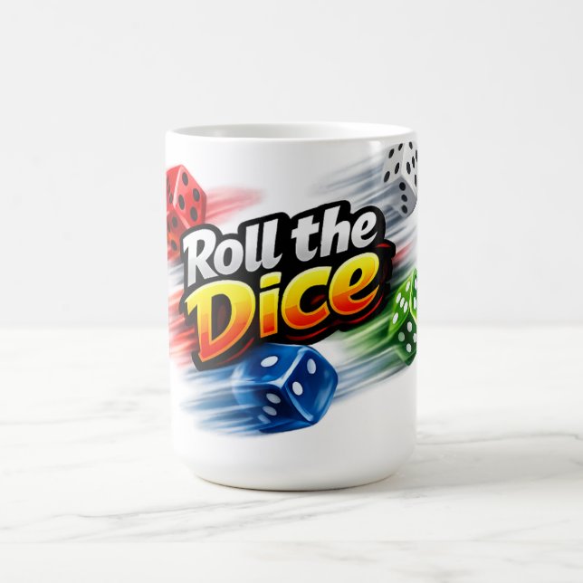 Roll the Dice Motion Mug Kaffemugg (Center)