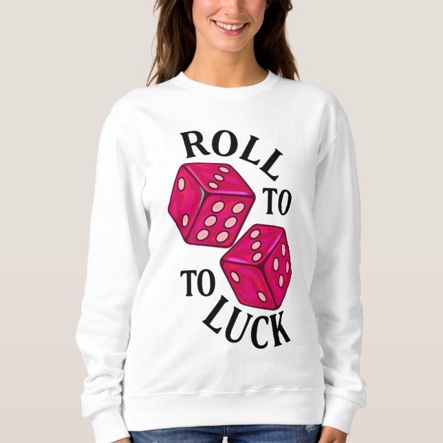 Roll till Tur - Neon Dice Hoodie T Shirt (Framsida)