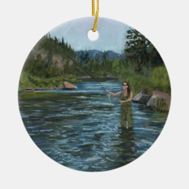 Rollbesättningappell Julgransprydnad Keramik (Framsidan)