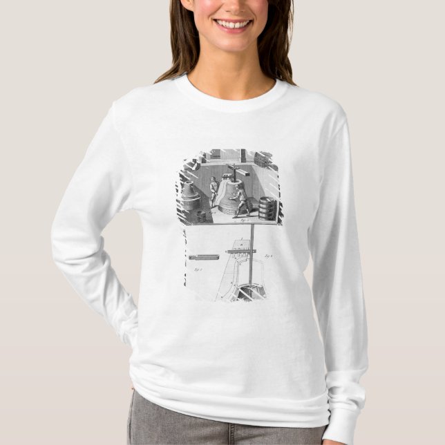 Rollbesättningklockor, illustration från tee shirt (Framsida)