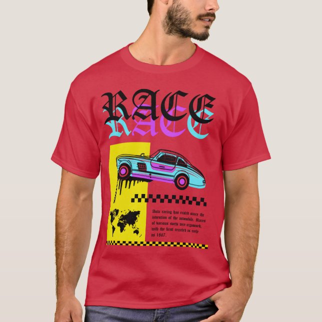 Rollebilen rolig rolig t shirt (Framsida)