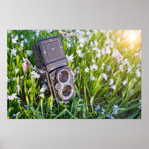 Rolleiflex kamera poster
