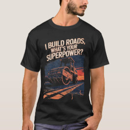 Rollekärra Roligt Citat Byggarbetslag T Shirt