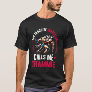 Rollekvinnor Roligt Min Favoritbrottare Kallar M T Shirt