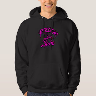 Roller Babe Skater Roligt Sport 2 Hoodie