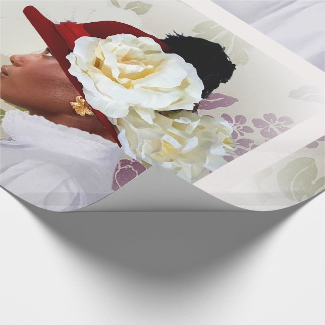 "Roller Black Women spelade i Renaissancen." Presentpapper (Hörn)