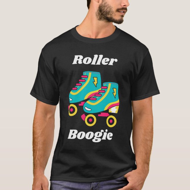 Roller Boogie Retro T-Shirt (Framsida)