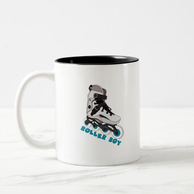 Roller Boy Två-Tonad Mugg (Vänster)